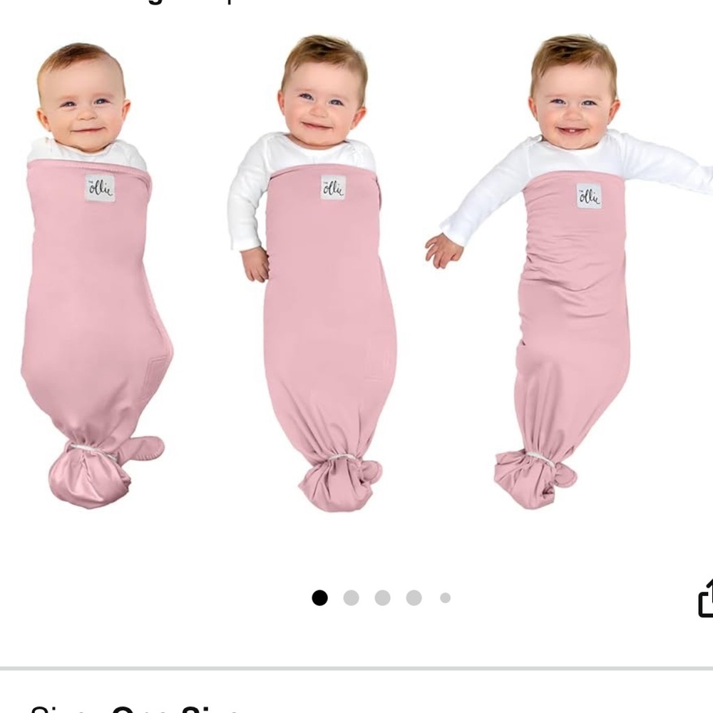 Ollie Pink Kids Pajamas Sleep Sack